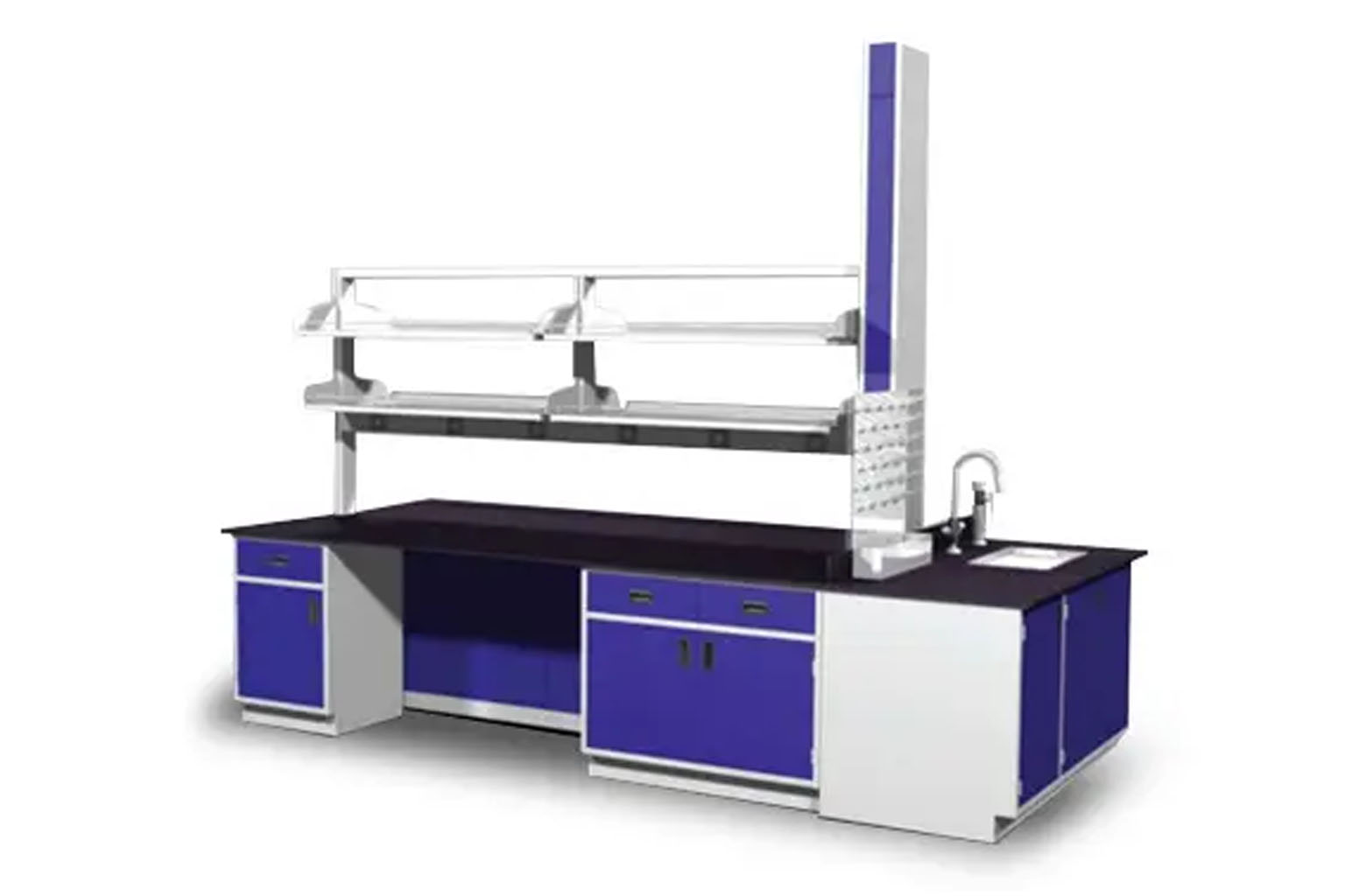 Meja Laboratorium Island bench