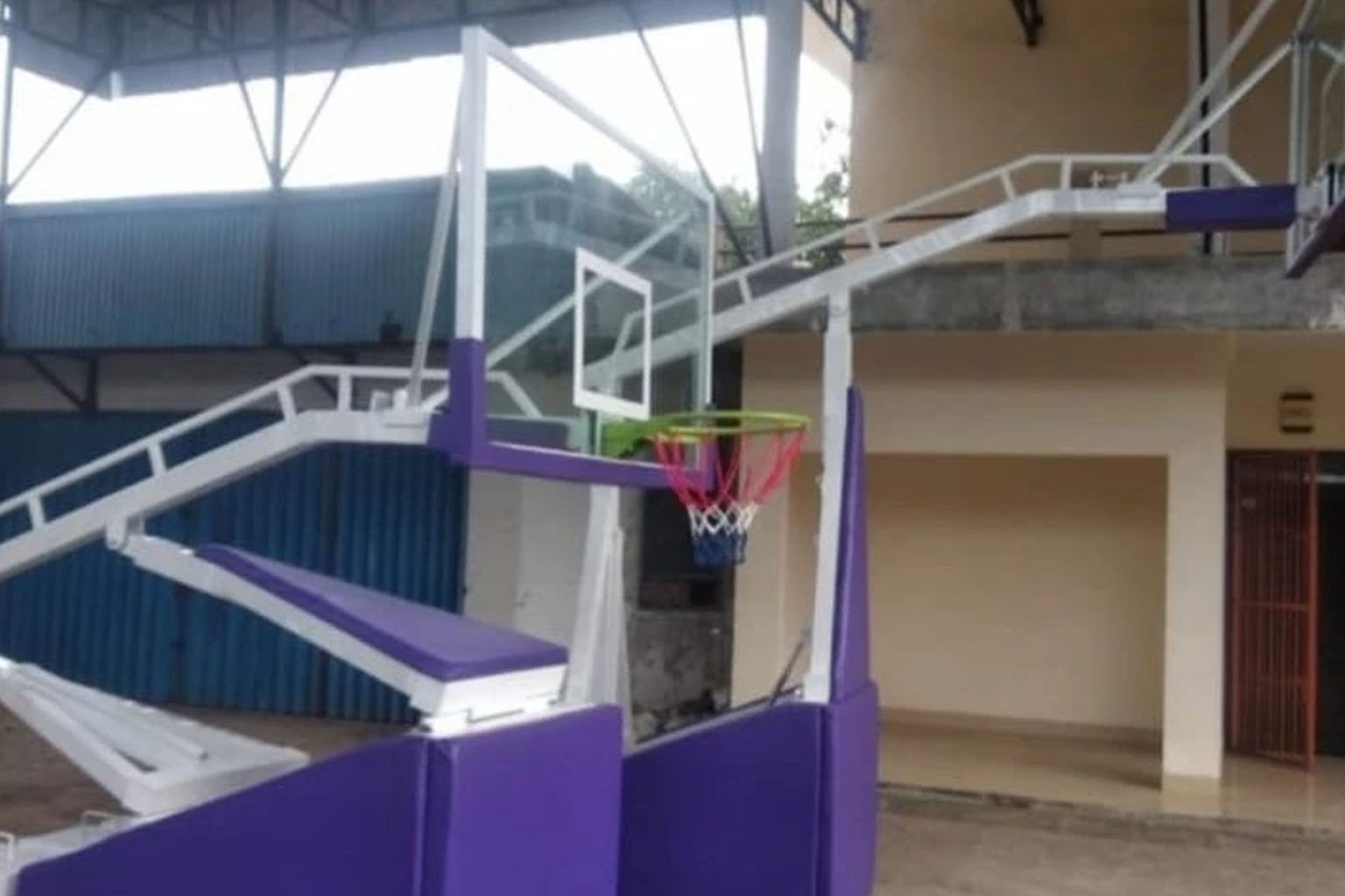 Ring basket portable dengan hidrolik